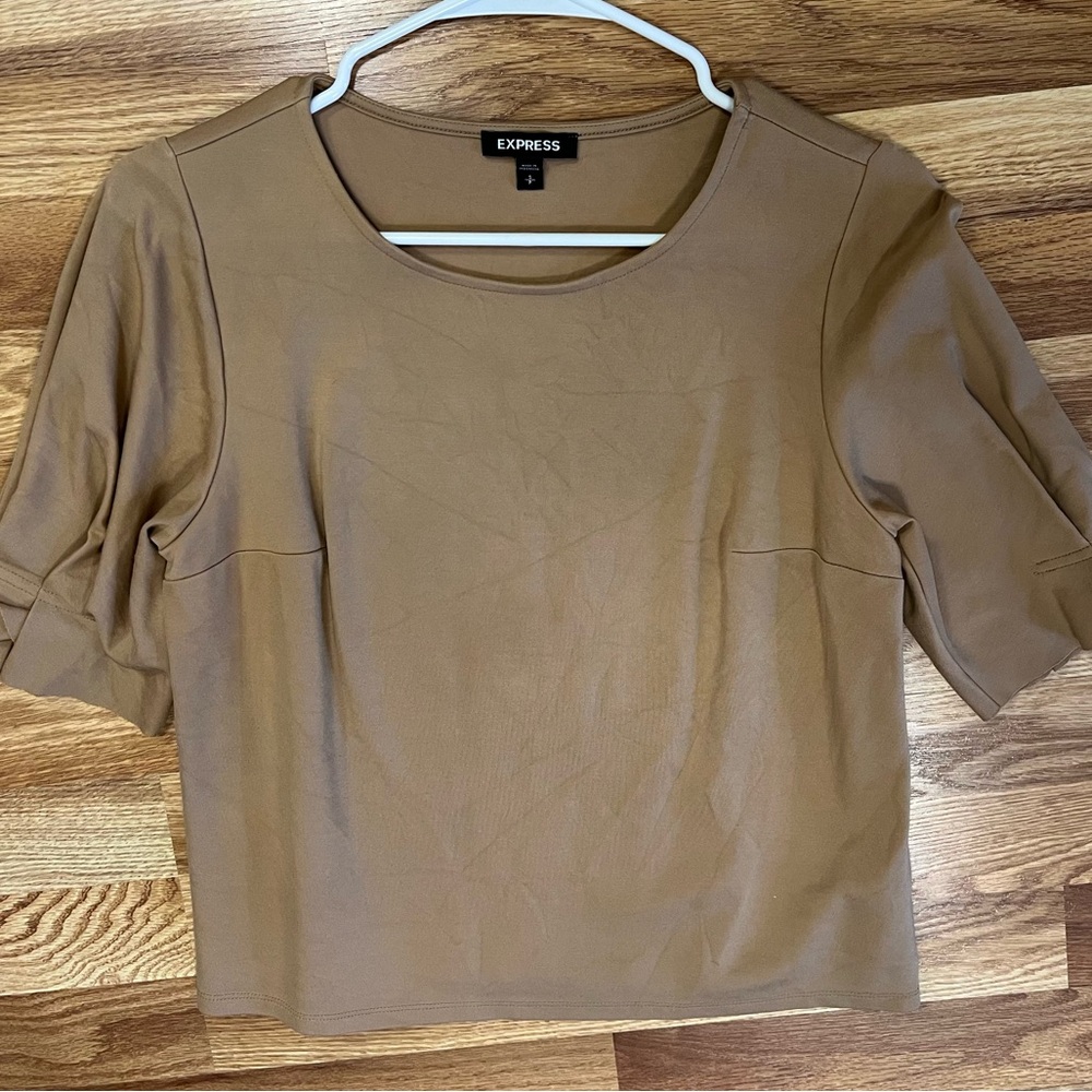 Express Women's Camel Blouse